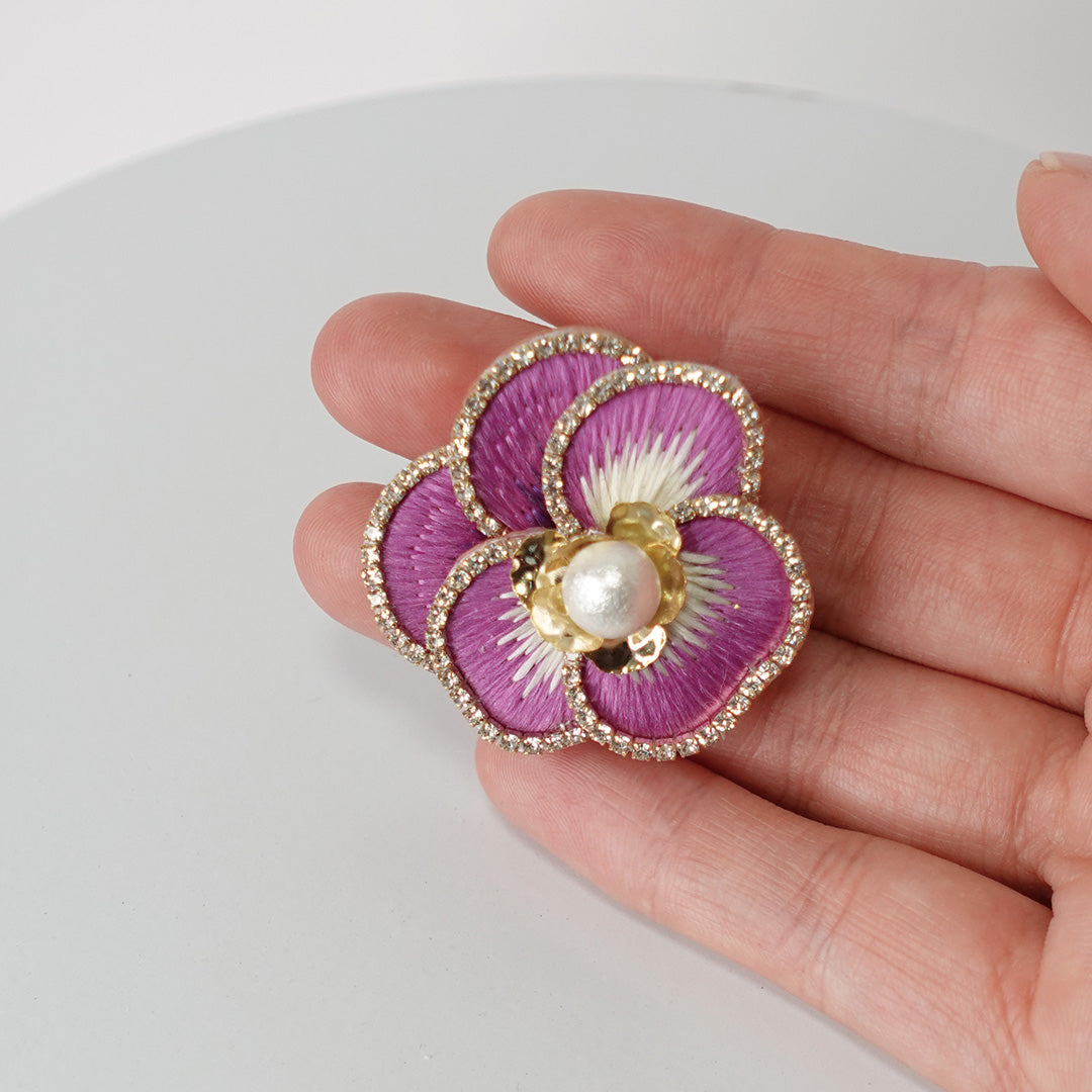 Pansy　Earrings