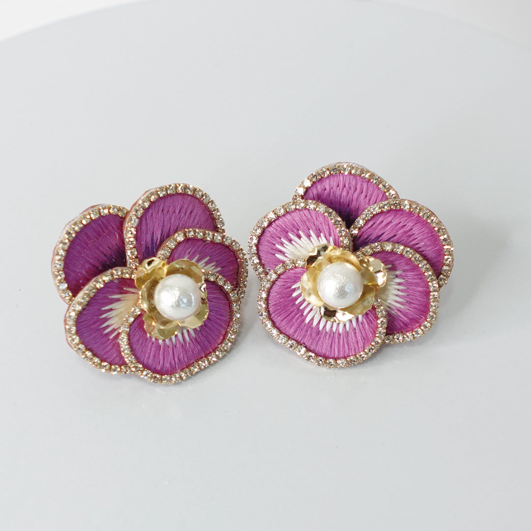 Pansy　Earrings